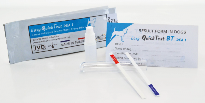 Easy Quick Test Blood Typing DEA 1 Canine - Image 2