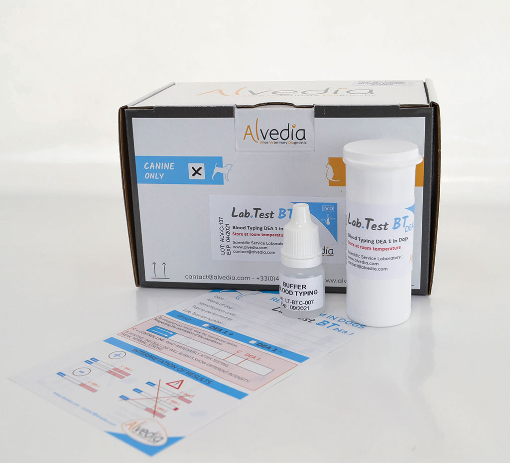 Lab Test Blood Typing DEA 1 Canine